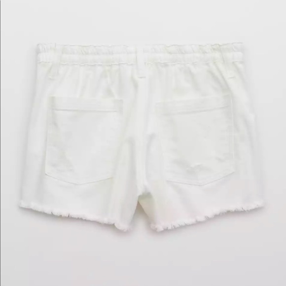 NWT Aerie Daydream Denim Shorts in White Size XXL - Picture 4 of 9